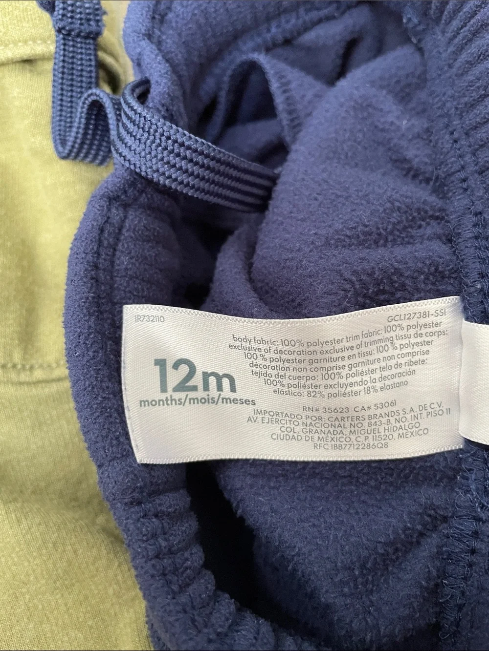 Carter’s bottoms bundle size 12 months